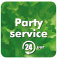 partyservice (24 uur)