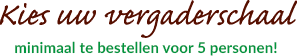 Kies uw vergaderschaal
